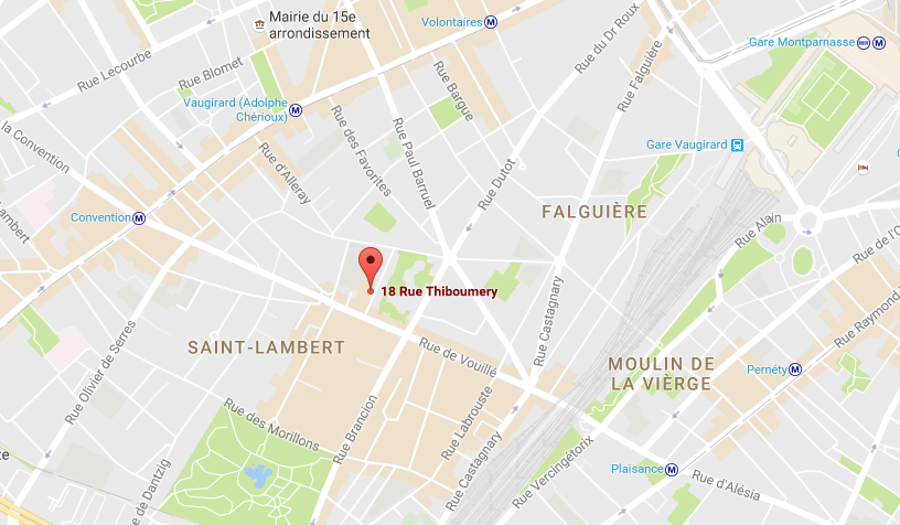 Localisation Laure Delisée Psychologue Paris 15